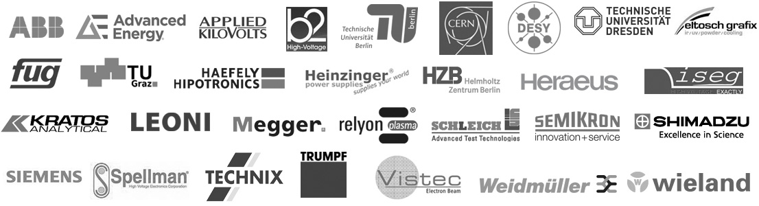 Hochspannungssteckverbinder, HV-Steckverbinder, HV-Stecker - GES High Voltage Unsere Kunden für HV-Steckverbinder