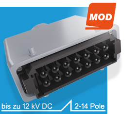 Hochspannungssteckverbinder Serie MOD 