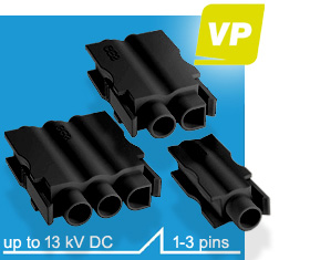 VarioPro CL, HV-connector, 13 kVDC, GES High Voltage high voltage connector Series VP